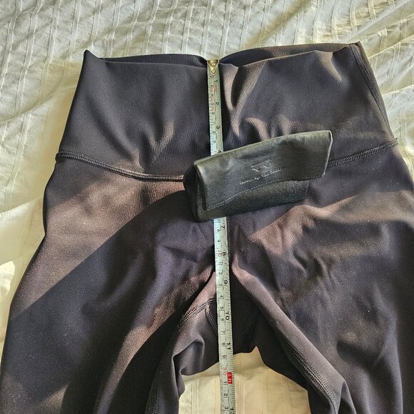 Lululemon Wunder Under High-Rise Luxtreme Cropped Leggings 23" - Black - Sz 6 - Picture 8 of 9